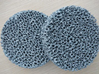 Carborundum foam ceramic filter